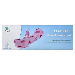 FOMI, Impacco all'argilla, perineale/emorroidi, confezione da 2, 3 maniche