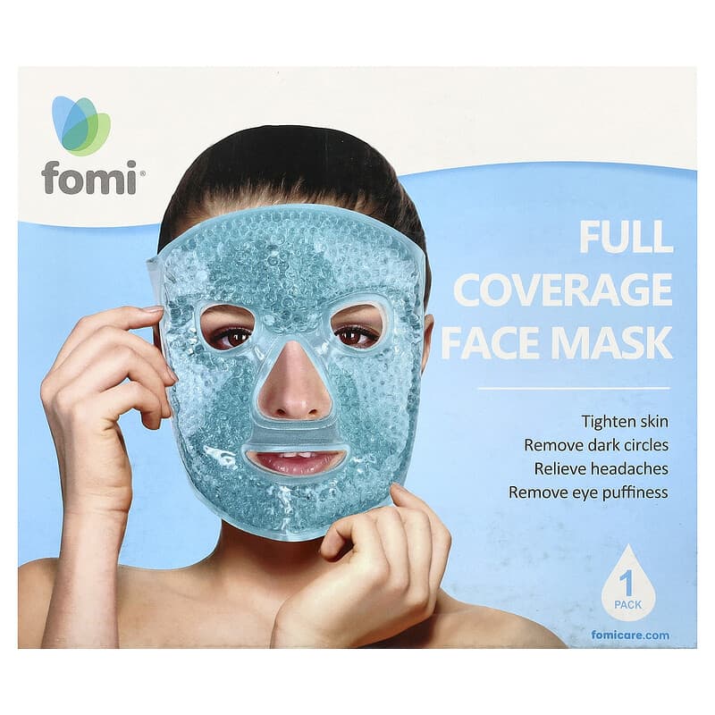 Foamy Wash & Mellow Mask セット Cold Therapy, mască de față cu acoperire completă, reutilizabilă