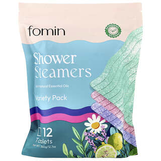 fomin‏, أجهزة الاستحمام بالبخار ، عبوة متنوعة ، 12 قرصًا ، 12.7 أونصة (360 جم)