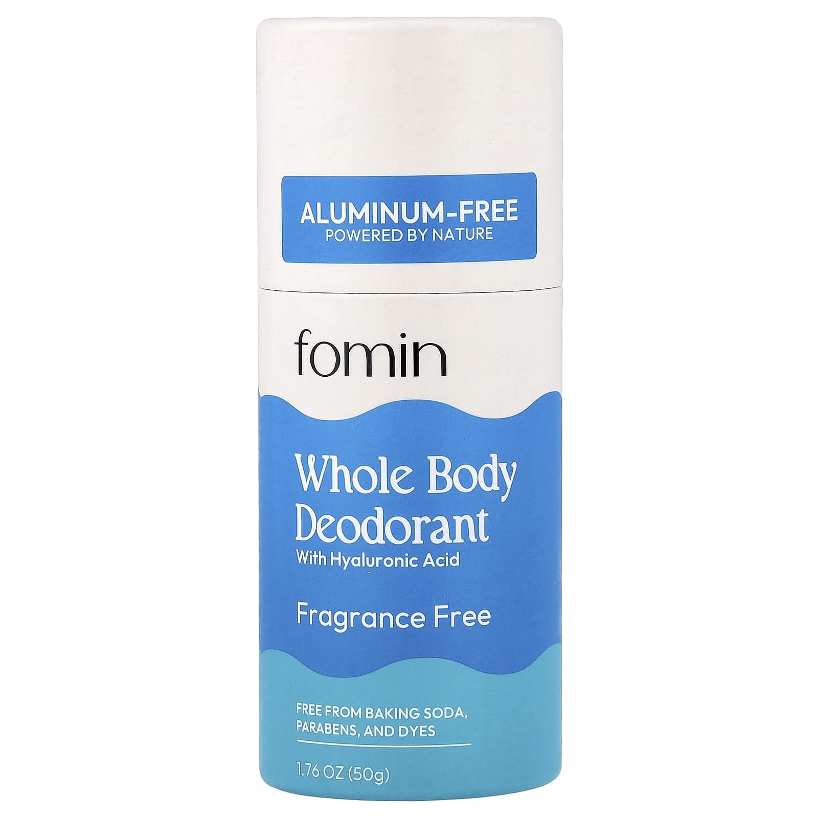 fomin, дезодорант для всего тела, без алюминия и отдушек, 50 г (1,76 унции)
