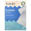 fomin, 여성용 물티슈, 향료 무함유, 개별 포장된 물티슈 15장