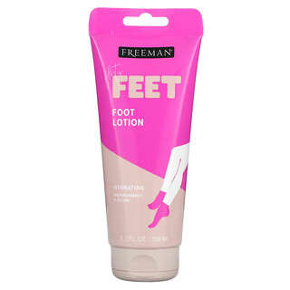 Freeman Beauty, Bare Foot（ベアフット）、保湿、フットローション、ペパーミント＆プラム、150ml（5.3液量オンス）