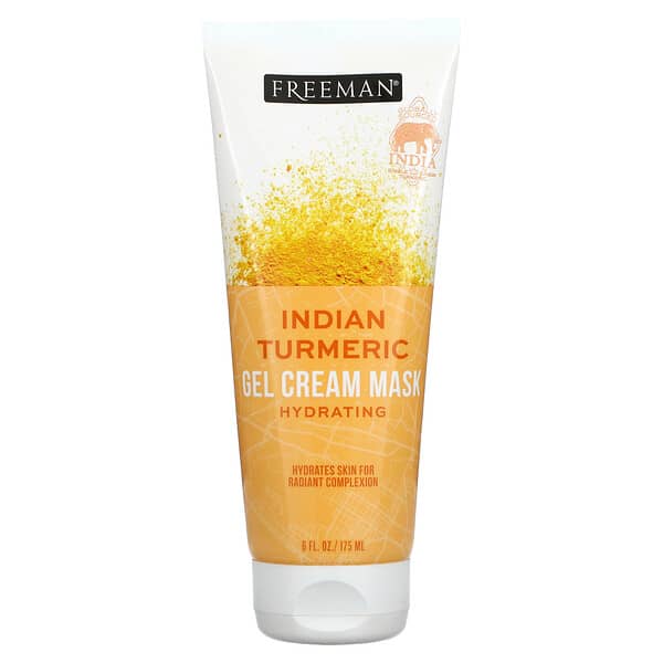 Freeman Beauty, Hydrating Indian Turmeric Gel Cream Beauty Mask, 6 fl oz (175 ml)