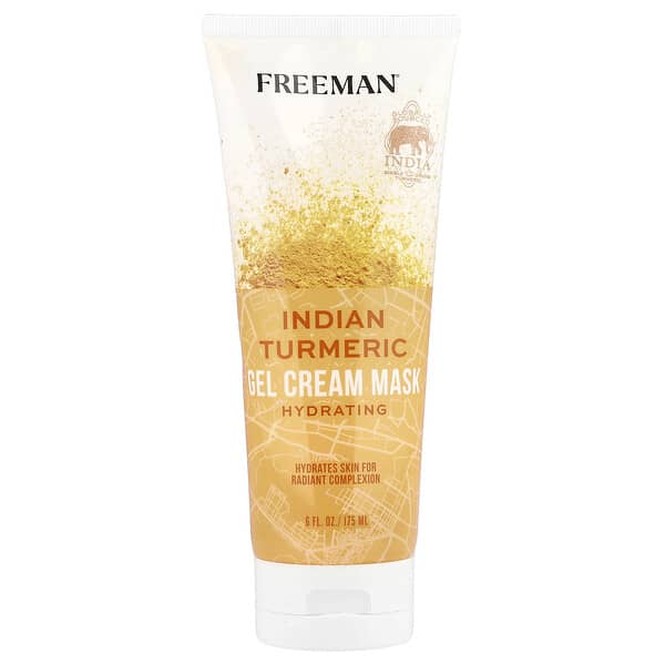 Freeman Beauty, 수분 공급 인도 강황 젤 크림 뷰티 마스크, 175ml(6fl oz)