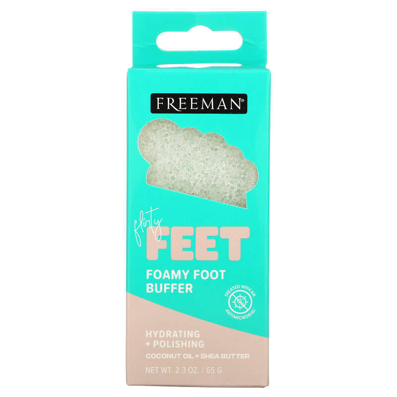 Freeman Beauty, Flirty Feet, Foamy Foot Buffer, 2.3 oz (65 g)