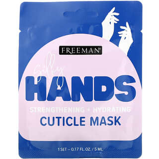 Freeman Beauty, Mãos Sedosas, Máscara de Cutículas, 1 Par, 5 ml (0,17 fl oz)