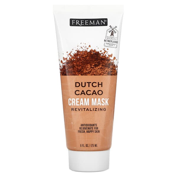 Freeman Beauty, Revitalizing Dutch Cacao Cream Beauty Mask, 6 fl oz (175 ml)