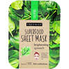 Superfood Beauty Sheet Mask, Brightening Spinach, 1 Mask, 0.84 fl oz (25 ml)