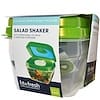 Salad Shaker with Removable Ice Pack & Dressing Dispenser, 5 Piece Bowl