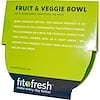 Fruit & Veggie Bowl with Removable Ice Pack, 5 Piece Bowl
