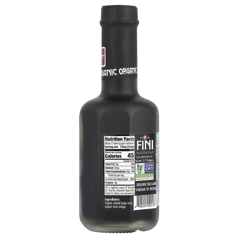 最高級バルサミコ(FINI)フィニ　エクストラヴェッキオ モデナ産オーガニックバルサミコビネガー、250ml（8.45液量オンス）