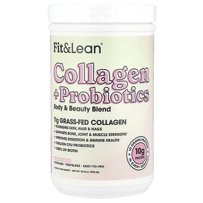 Fit & Lean, Collagen + Probiotics, Original, 12.64 oz (358.2 g)