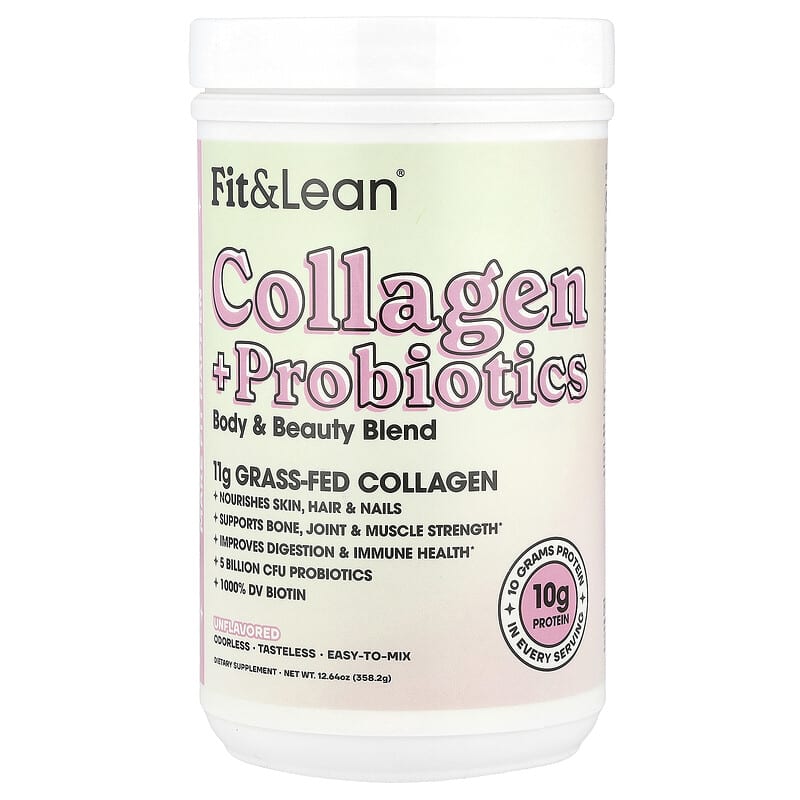 Collagen + Probiotics, Unflavored, 12.64 oz (358.2 g)