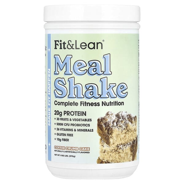 Meal Shake, Complete Fitness Nutrition, Coffee Crumb Cake, 0.82 lb (370 g)