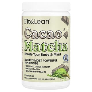 Fit & Lean, Какао Матча, 3,7 унции (105 г)