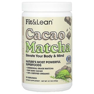 Fit & Lean, Cacao Matcha, 3.7 oz (105 g)