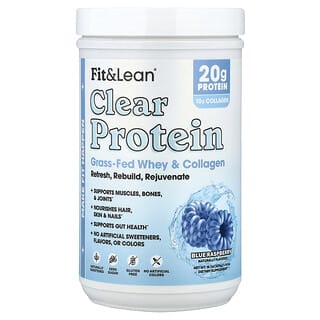 Fit & Lean, Clear Protein, Blue Raspberry, 1.04 lbs (474 g)