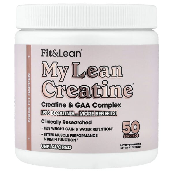 My Lean Creatine™, Unflavored, 7.2 oz (205 g)