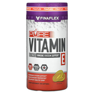 Finaflex, Чистый витамин E, 209 мг (400 МЕ), 100 мягких таблеток