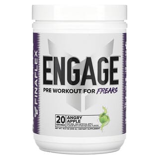 Finaflex, Engage, Pre Workout For Freaks, Angry Apple, 19.3 oz (545 g)