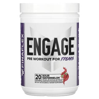 Finaflex, Engage，Pre Workout For Freaks，酸西瓜，19.3 盎司（548 克）