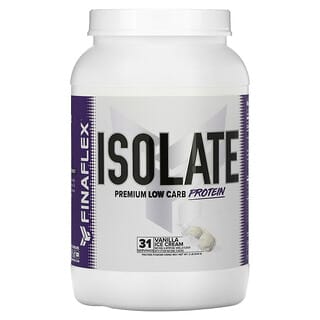 Finaflex, Isolat, kohlenhydratarmes Premium-Protein, Vanilleeis, 904 g (2 lb.)