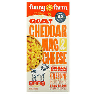 Funny Farm, ゴートチェダー マカロニ＆チーズ、170g（6オンス）