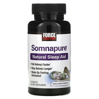 Force Factor, Somnapure, Natural Sleep Aid, 60 Tablets