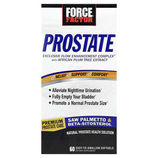 فورس فاكتور‏, Prostate، الحل الصحي الطبيعي للبروستاتا، 60 كبسولة هلامية سهل البلع
