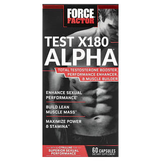 Force Factor, Test X180 Alpha®, 60 Kapseln