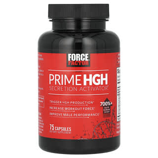 Force Factor, Activateur de sécrétion Prime HGH, 75 capsules