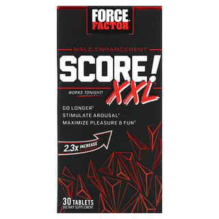 Force Factor, Score! XXL, Amélioration masculine, 30 comprimés