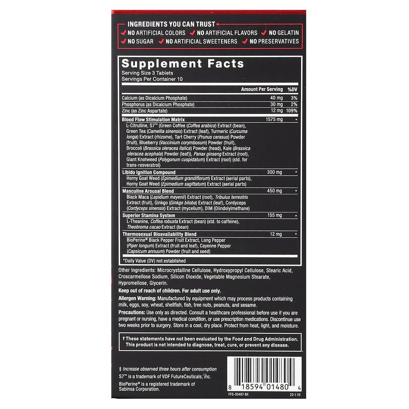 SCORE! XXL, Male Enhancement, 30 Tablets