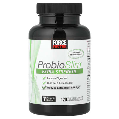Force Factor, ProbioSlim® Vegetarian Capsules, Extra Strength, 120 Capsules