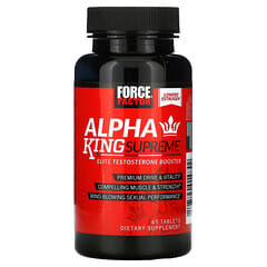 Force Factor, Alpha King Supreme, элитный бустер тестостерона, 45 таблеток