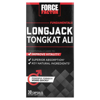 Force Factor, Tongkat Ali, 500 mg, 30 Capsules