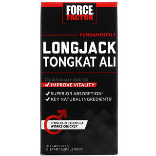 Force Factor, Longjack Tongkat Ali, 500 mg, 30 Cápsulas