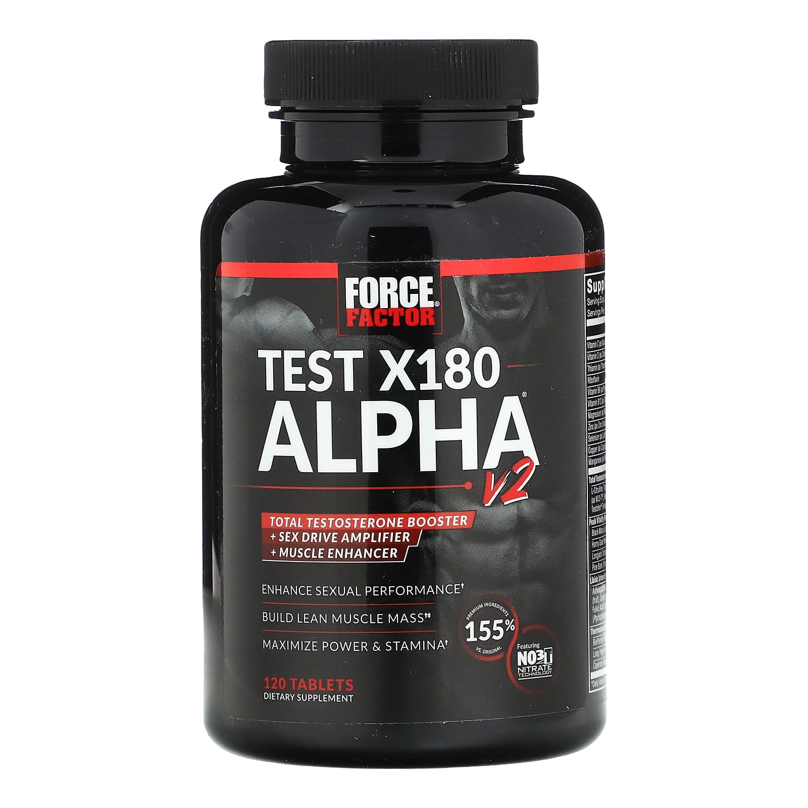 Force Factor, Test X180 Alpha V2, 120 Tablets