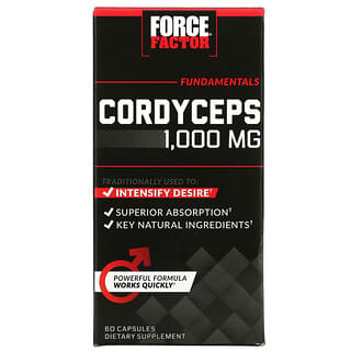 Force Factor, Cordyceps, 500 mg, 60 Kapseln