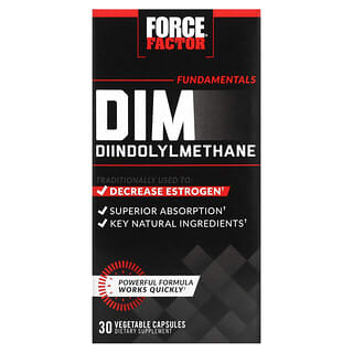 Force Factor, Fundamentals DIM Diindolylmethane, 30 Vegetable Capsules