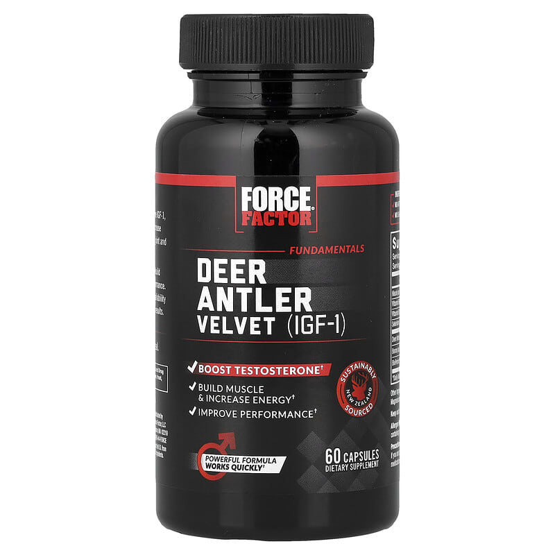 Fundamentals, Deer Antler Velvet (IGF-1), 60 Capsules