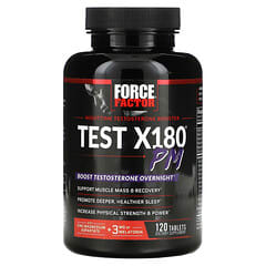 Force Factor, Test X180 PM, Testosteron-Booster für die Nacht, 120 Tabletten