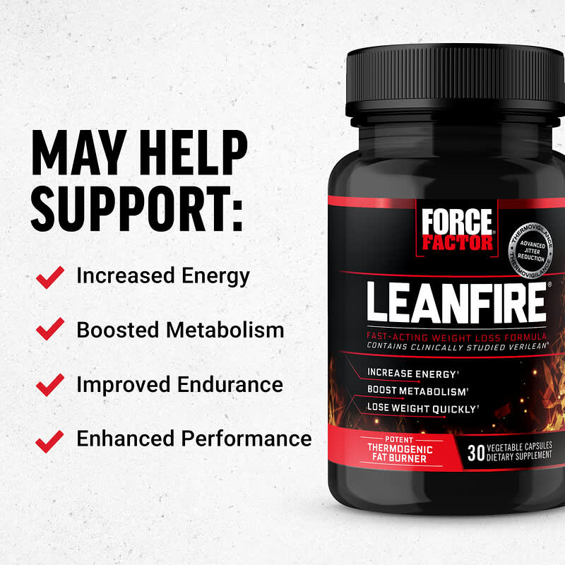 LeanFire®, 30 Vegetable Capsules