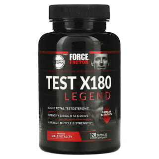 Force Factor, Test X180 Legend, Testosteron-Booster, 120 Kapseln