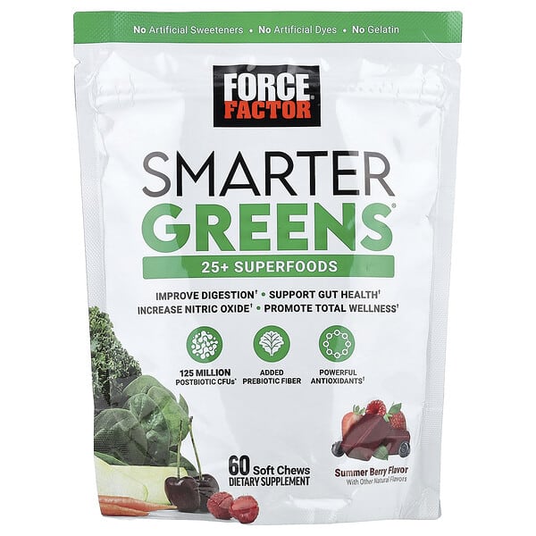 Smarter Greens®, Summer Berry, 60 Soft Chews