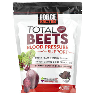 Force Factor, Total Beets®, Acai Berry, 60 суперхрани меки дъвки