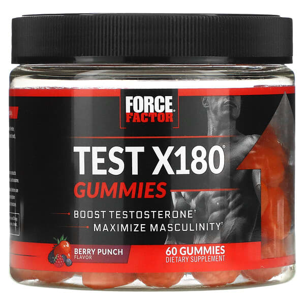 Test X180® Gummies, Berry Punch, 60 Gummies