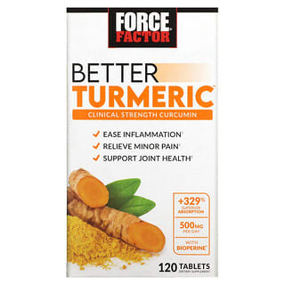 Force Factor, Better Turmeric, 120 Tablets
