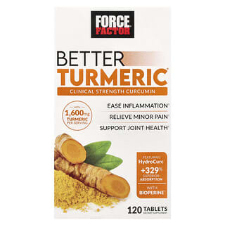 Force Factor, Better Turmeric®, 120 comprimés