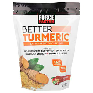 Force Factor, Better Turmeric™, Extra Strength Curcumin, Fruit Splash, 60 Soft Chews